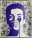Hand-finished Prince Print - liquid chrome revolution