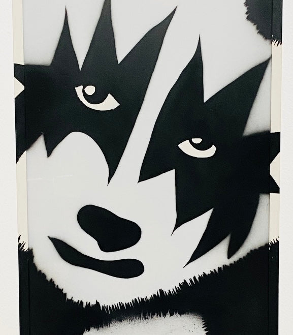PANDAS ROCK 1 - Powdercoated custom light box