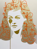 Handfinished ACBF print 2023 - Ursula Andress- i like red