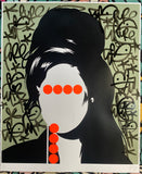 Amy Winehouse HANDFINISHED - Horizontal Dots