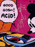 Pure Evil - Good Gosh Acid - Blotter Art Print Hand Finished