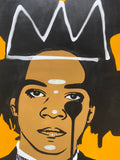 King SAMO - mellow yellow 1m x 1m canvas