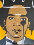 King SAMO - mellow yellow 1m x 1m canvas