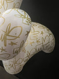 HANDFINISHED BIG BUNNY - Pure Love - golden tag