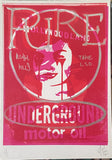 Handfinished medium print - Alcohol kills, take LSD