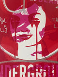 Handfinished medium print - Alcohol kills, take LSD