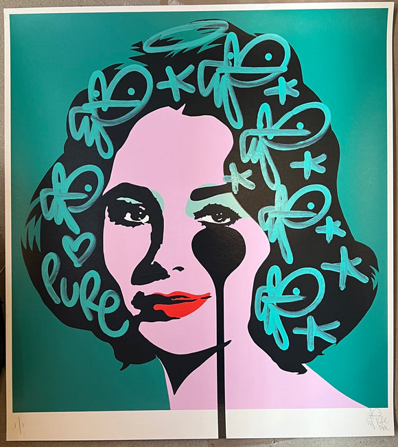 Handfinished Liz Taylor Classic - Pure Green