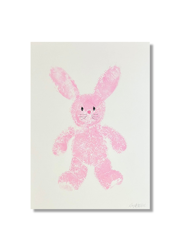 Rhys Brown - Blossom Bunny - Original on Paper