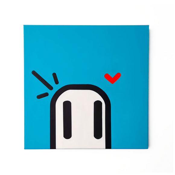 Blok - Not F***g Tokens?! - Acrylic on canvas – 1/1 Original