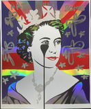 Hand finished Platinum Queen - Art Not Bombs
