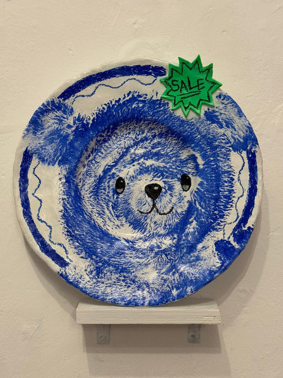 Rhys Brown - Reduced to Clear - Original Ceramic Plate – 1/1 Original