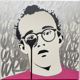 Keith Haring’s Nightmare - silver gloop