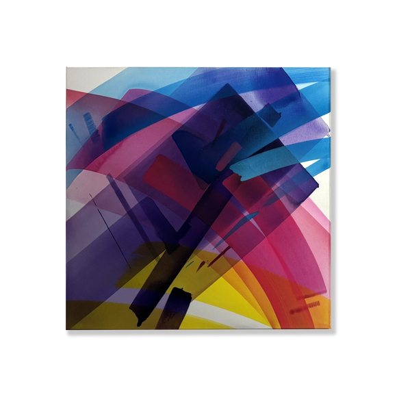 Mad C - 11022D7-09:53 - Acrylic & Watercolour on Canvas - 1/1 Original