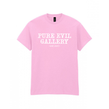Pure Evil Gallery Logo Tee - Heavyweight Cotton Shirt