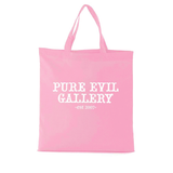 Pure Evil Gallery Logo Tote - High Quality Cotton Tote
