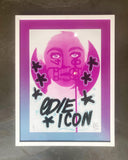 Handfinished print - Edie Icon