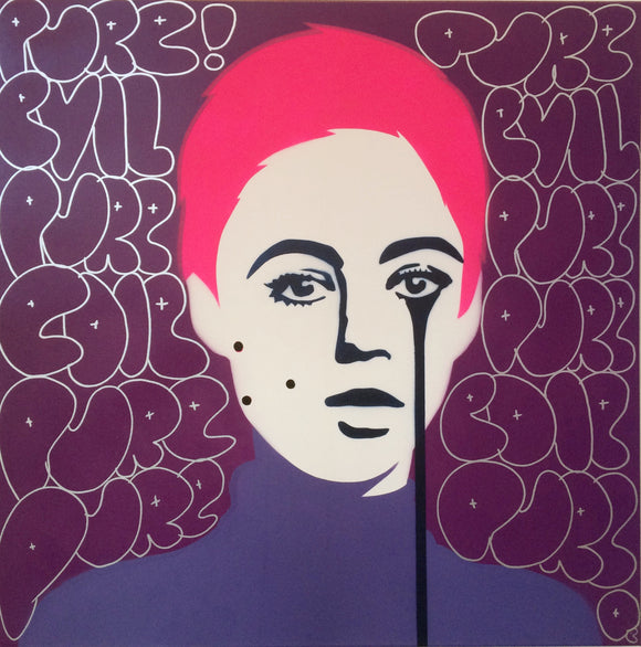 Deep Purple and Pink Flouro Edie
