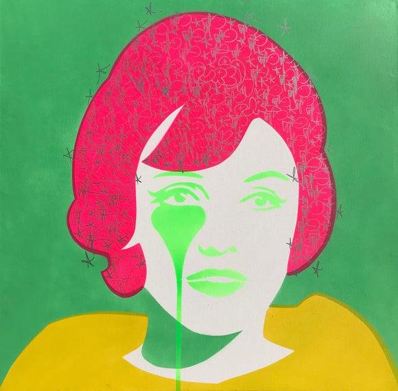 Marilyn Monroe Flouro Face - James Dougherty's Nightmare
