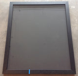 Black Stain - Premium Woodgrain Frame - Chunky Edge Large (Print not included)