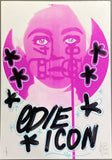 Handfinished print - Edie Icon
