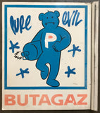 Pure Evil - Twisted Firestarter - Double sided Butagaz sign