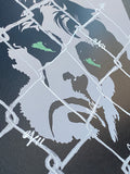 Alice Cooper Barbed wire  - Handfinished ACBF print