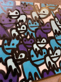 Bitey Bunnies canvas - Lady Gu gu