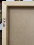 Black Stain - Premium Woodgrain Frame - Chunky Edge Large (Print not included)