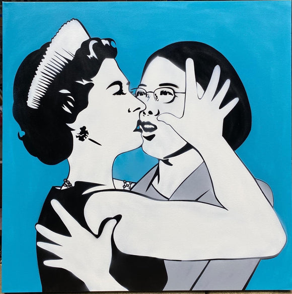 The Kiss - Queen Elizabeth & Tsai Ing Wen