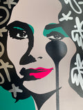 Handfinished Liz Taylor Classic - Pulling pints in Pontrydyfen