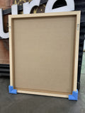 Black Stain - Premium Woodgrain Frame - Chunky Edge Large (Print not included)