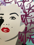 6 million scratchcard rollover Marilyn   - magenta hair tags
