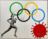 Here comes the vaccine - New Logo for the Olympic Covid Team