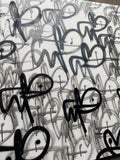 Bitey Bunnies canvas - Black Rabbit