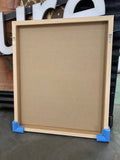 White Stain - Premium Woodgrain Frame - Chunky Edge Large (Print not included)
