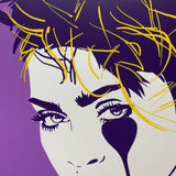 Lucky Star Lilac - Madonna Screenprint